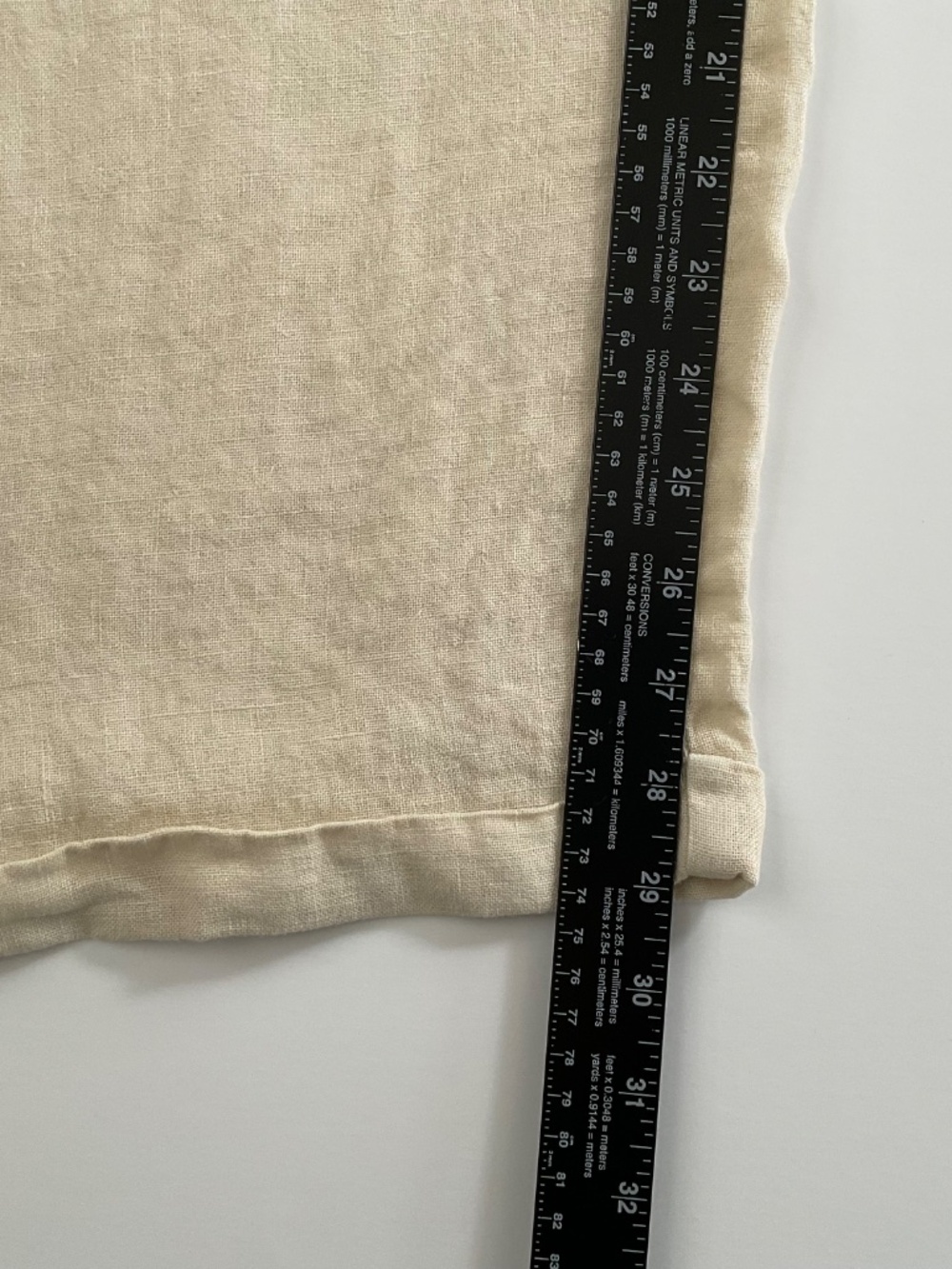 Free People 100% Linen Wide Leg Pleated Trousers Sz 2 Beige Natural Slouchy Boho - Picture 9 of 12